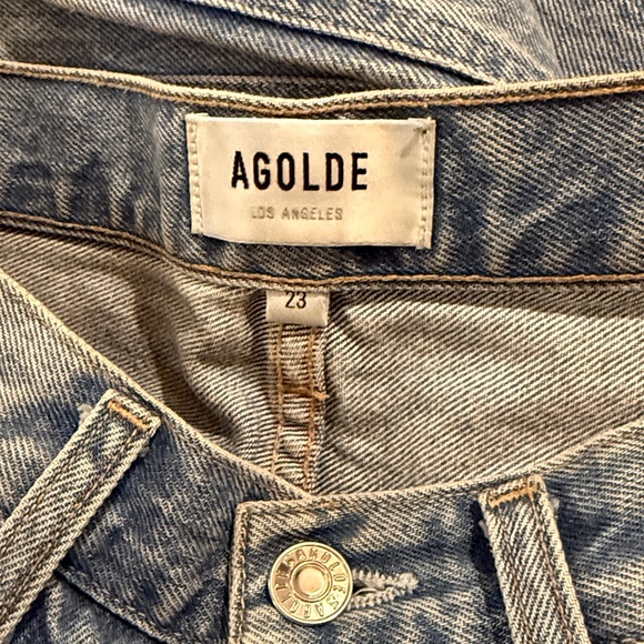AGOLDE // 90’s Pinch Waist Distressed Jean - Picture 3 of 7